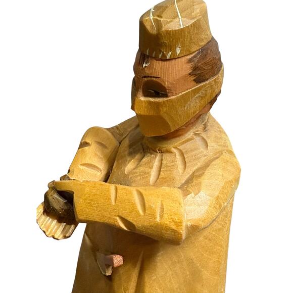 Vintage ANRI Figure Surgeon Cardiologist Wood Carving Handcrafted Italy Doctor - Picture 11 of 14